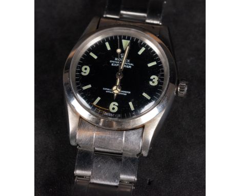 Rolex Explorer 1016 stainless steel in very good condition. Model for men. 36 mm polished stainless steel case and Arabic dia