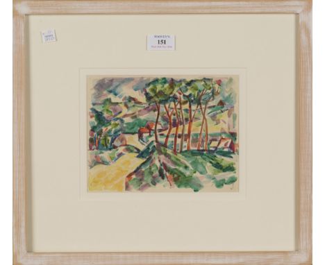 Michael Canney - Italian Landscape, mid-20th Century watercolour, signed with estate stamp recto, titled verso, approx 16.5cm