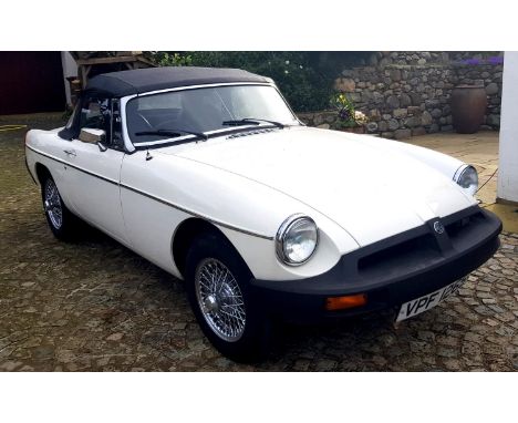 MGB Roadster In White, First Registered 1st February 1978. Superb coach work and mechanics. Over drive in third and fouth gea