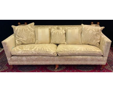 Duresta 'Trafalgar' Knoll three seat sofa, 230cm wide x 110cm deep. 