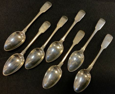 flatware - five George III silver tea spoons, Stephen Adams I Stephen Adams II,  London 1790;  others 4.14ozt 