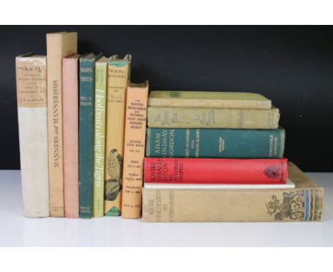A small collection of vintage books relating to country pursuits to include Sporting Adventure by J. Wentworth and Galloping 