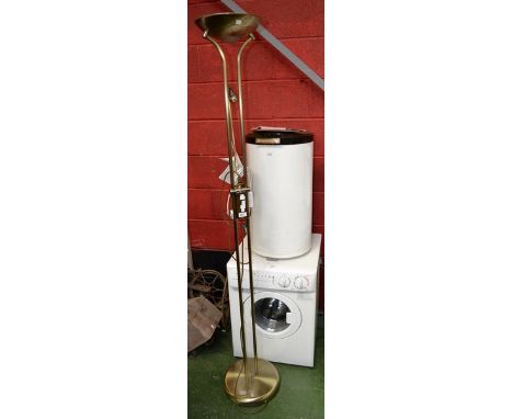 A Zanussi Aquacycle 1300 washing machine; a Creda Debonair cylinder tumble dryer; an electric standard lamp (3)