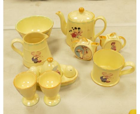 A collection of Carltonware Mable Lucy Attwell Collectors &amp; breakfast items(9) 