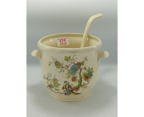 Masons Bird of Paradise Patterned Small Tureen &amp; Ladle: height 15cm 