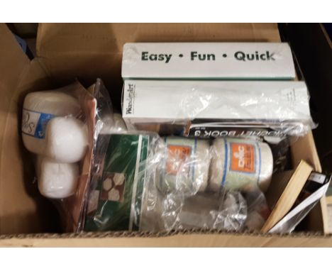 A collection of vintage Latch Hook Kits &amp; Similar Yarns: 