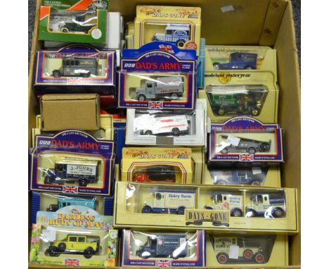 Toys - various die-cast commercial vehicles including Lledo Dad's Army Home Front Collection comprising 1932 BBC Outside Broa