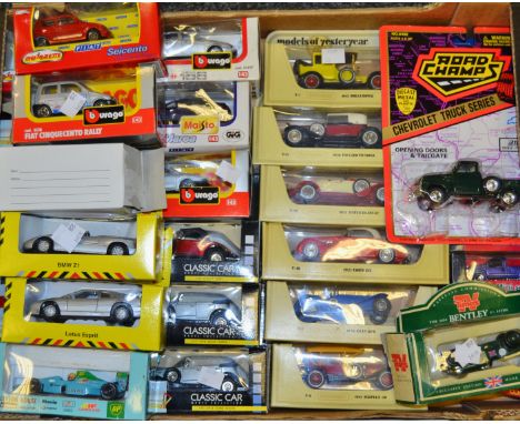 Toys - various die-cast cars including Lledo Land Speed Record models including 1933 Campbell-Railton Bluebird. Railton "Mobi