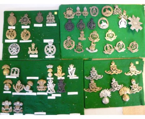 A collection of 20thC British military and Airforce insignia: to include examples for the Army Cyclist Corps, The Royal Flyin