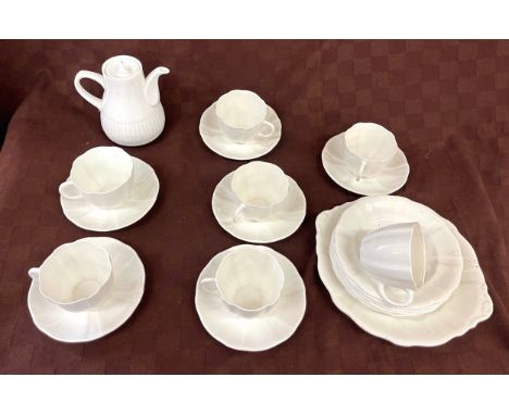 Royal Crown Derby part tea service, good overall condition 