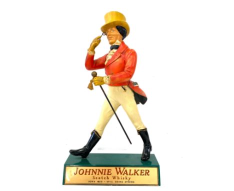 Vintage Johnnie Walker Scotch whiskey advertising figure, Large version, circa 1950's approximate height 41cm 