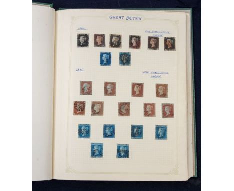 GB lot on plain leaves from 1d black (6) average to fine 1840 2d (2) range 1d red / 2d plates, surface printed to 10/=, 1887 