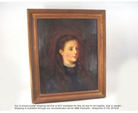 OIL PORTRAIT. A Victorian portrait, oil on canvas, unsigned. 55 x 44cm.