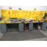 (2) Wood Top Work Stations