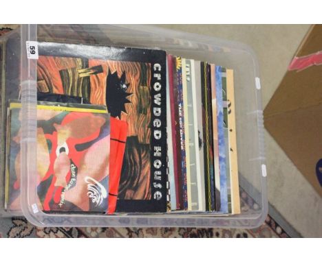 Vinyl - Approximately 37 LPs mainly 80s including Genesis x3, Crowded House - Woodface, Michael Jackson - Thriller, Paul McCa