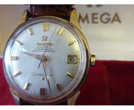 A gentleman's Omega Constellation Dress Watch, the dial signed Omega Automatic Chronometer officially certified and with the 