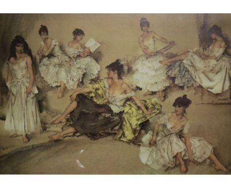 William Russell Flint, limited edition print Variations III, 619/850, 50 x 69cm.