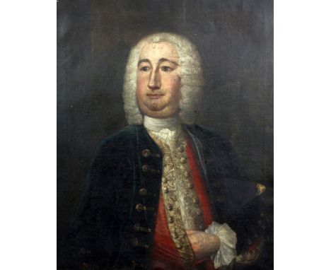 Mid 18th century English schooloil on canvasPortrait of Sir Lynch Cotton (died c.1770)30 x 25in.