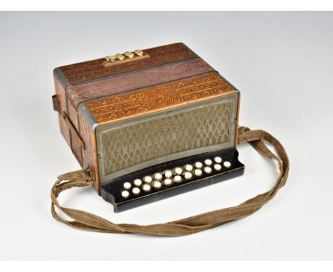 Horner Accordion - Channel Islands Occupation interest, the accordion was recovered from a house in St Anne, Alderney, that h