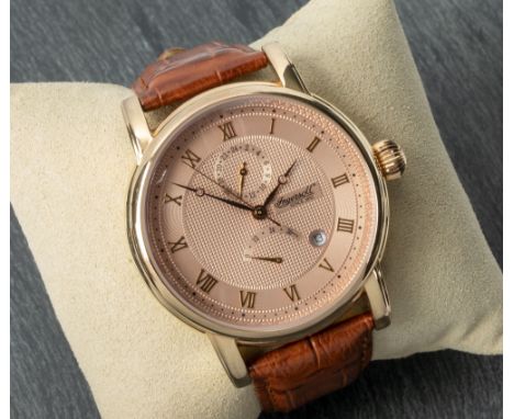 An Ingersoll Cumberland rose gold plated gentleman's automatic wrist watch, ref. IN3102RG, 22 jewel signed automatic movement