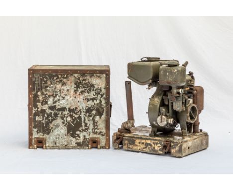A WWII German portable Wehrmacht issue DKW 2 stroke one cylinder petrol engine - Channel Islands Occupation interest, the (wo