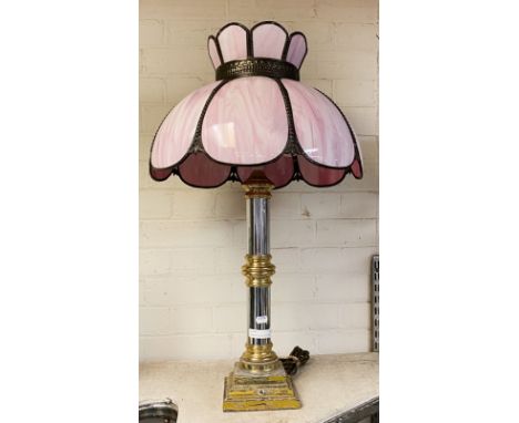 LARGE ART NOUVEAU STYLE TABLE LAMP 78CMS APPROX