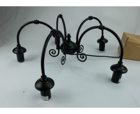 Searchlight Black 5LT Ceiling Light , New and Boxed