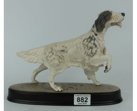 Beswick English Setter on ceramic base 2986
