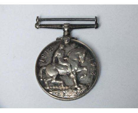 A WWI MEDAL - W.LAWSOM RN KILLED IN ACTION 1/11/14 