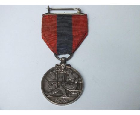 A SILVER IMPERIAL SERVICE MEDAL 