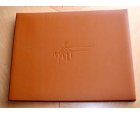 'The Spirit', a lavish large Connolly leather bound book, 18.25 x 14.25 x 1.25 ins, fine art paper, signed by the author Ken 