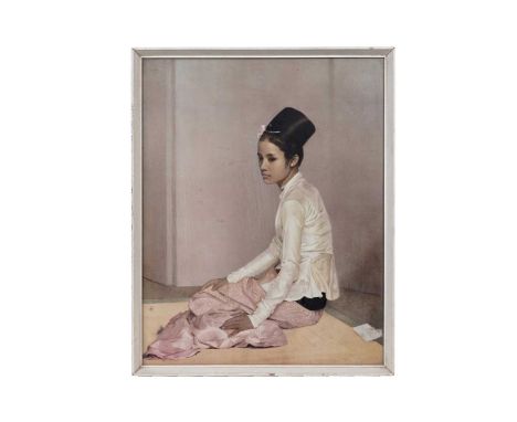 After Sir Gerald Kelly PRA  (1879-1972) "Princess Saw Ohn Nyun", offset lithograph, 60 x 47cms, in frame.   