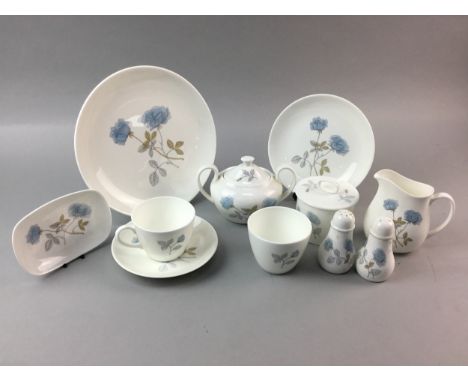 WEDGWOOD ICE ROSE PATTERN PART TEA SERVICE