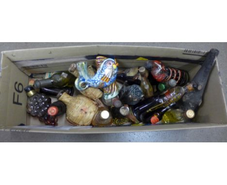 A box of vintage alcohol miniatures **PLEASE NOTE THIS LOT IS NOT ELIGIBLE FOR POSTING AND PACKING** 