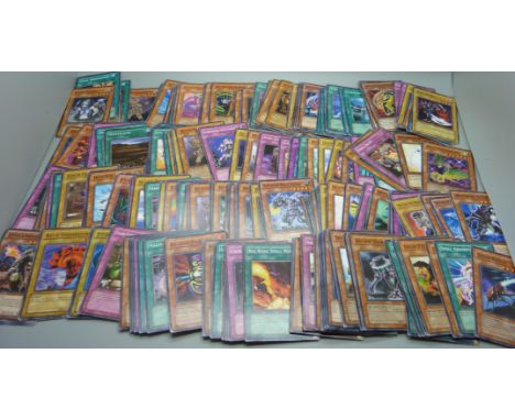 300 First Edition Yu-Gi-Oh cards 