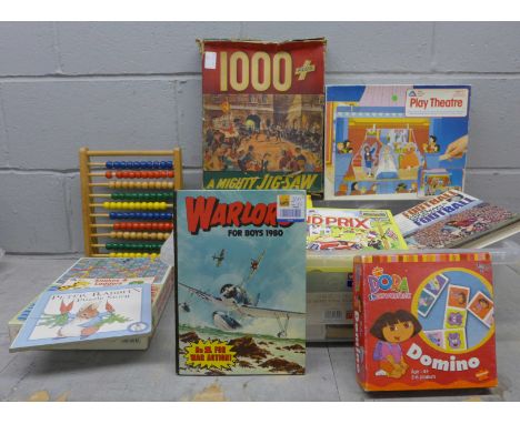 A collection of vintage board games, puzzles, etc. **PLEASE NOTE THIS LOT IS NOT ELIGIBLE FOR POSTING AND PACKING** 