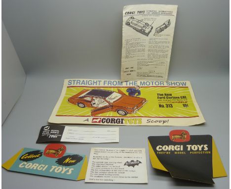 Corgi Toys advertising paperwork (6) 