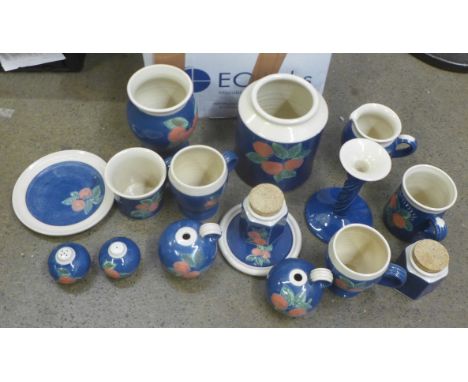 R &amp; J Forrester Bandon Irish studio pottery kitchenwares **PLEASE NOTE THIS LOT IS NOT ELIGIBLE FOR POSTING AND PACKING**