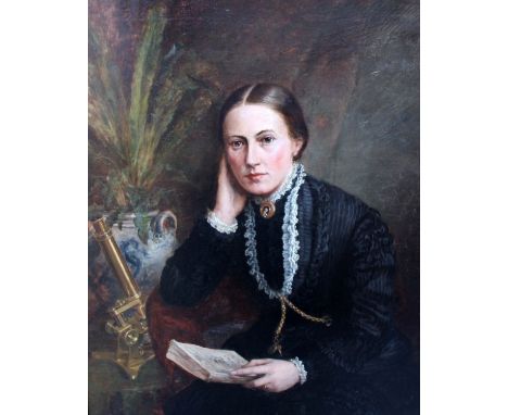 Elizabeth Cambridge Harbutt (b. 1847-1930) and Joseph Bunker (fl. 1800s-1890s)Portrait of Mary WardOil on canvas Signed Harbu