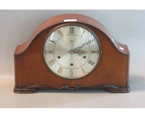 Mid century Smiths Tempora three train hat shaped mantel clock. (B.P. 21% + VAT) 