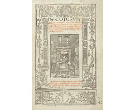 BOECE (HECTOR)Scotorum historiae a prima gentis origine, cum aliarum et rerum et gentium illustratione non vulgari,  woodcut 