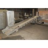 PPM Technologies Model # SD Vibratory Shaker/Feeder, 30 in. Wide x 20 ft. Length w/Stop Gate, 1 1/