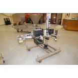 Sato Model # M-8490SE Labeling Machine w/Little David Applicator, Mounted on SS 4-Wheel Base