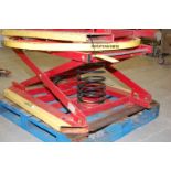 Southworth Model # 4ZC16 Scissor Lift w/42 in. Diameter Rotating Table