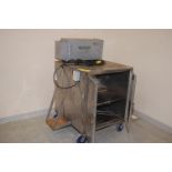Widdervac Model # 70102, Spot Fume Eliminator, Mounted on Stainless Steel Welding Cart, 4-Wheel