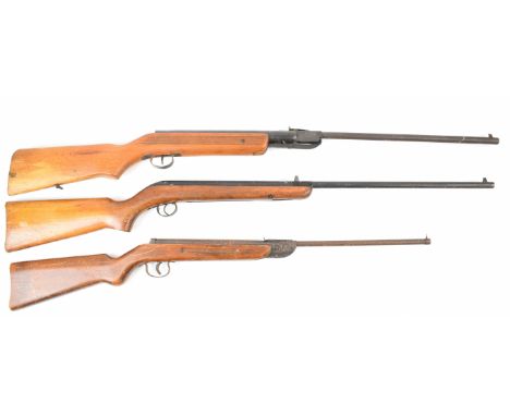 Three vintage .177 air rifles&nbsp;Hungarian Rellum, BSA Cadet Major and an Original Model 22.&nbsp;PLEASE NOTE: IF YOU REQUI