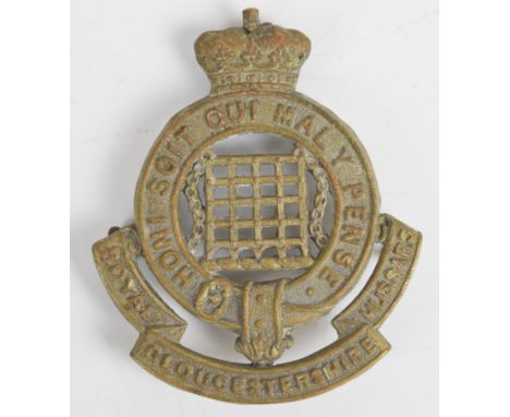 British Army Royal Gloucestershire Hussar's NCOs arm badge