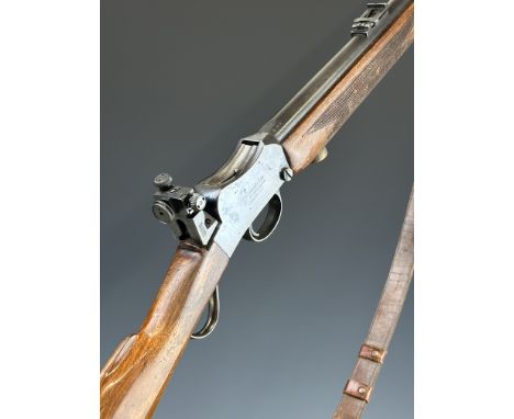 BSA for C Riggs &amp; Co Ltd Martini-Henry .220 underlever-action target rifle&nbsp;with lock and stock stamped 'C Riggs &amp