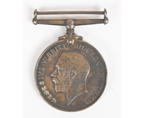 British Army WW1 War Medal named to 21156 Cpl T.W Gibbins, Gloucestershire Regiment