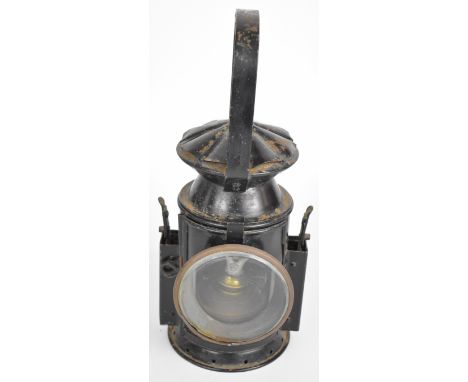 Eastgate &amp; Son Ltd, Birmingham signalling lamp marked with broad arrow mark and dated 1943, H33cm